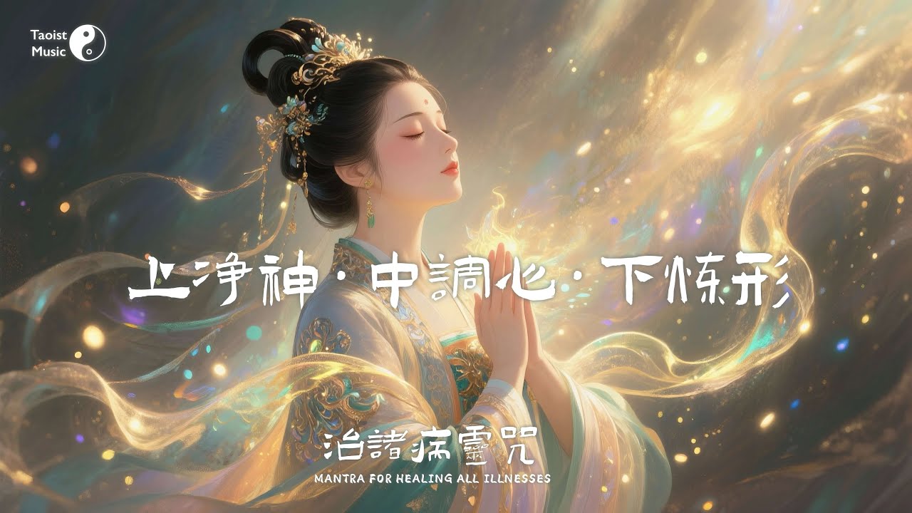 一咒淨六宮！「治諸病靈咒」三丹田協同，上淨神、中調心、下煉形！Taoist the 
