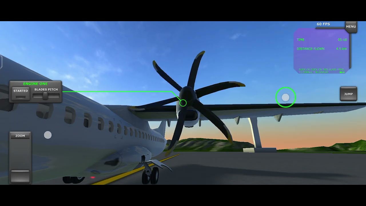 Turboprop flight simulator game 