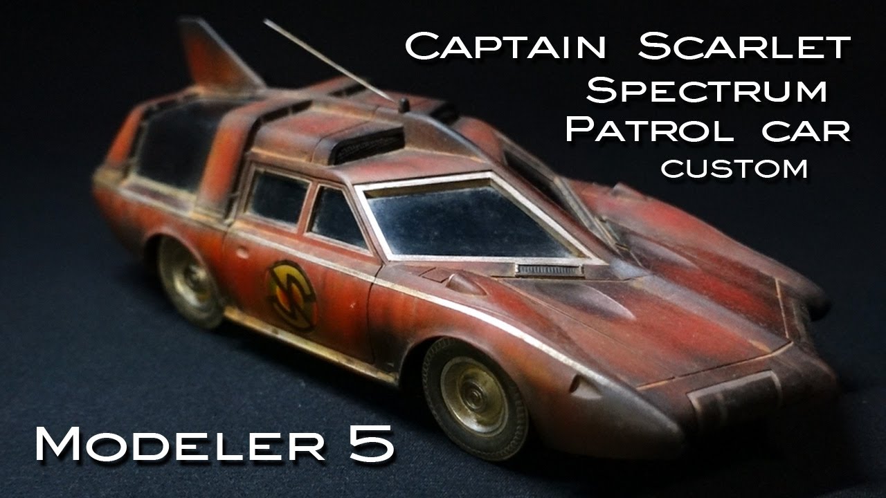 Captain Scarlet Spectrum Patrol Car Imai Plastic Model Kit Gerry Anderson Building & Customizing