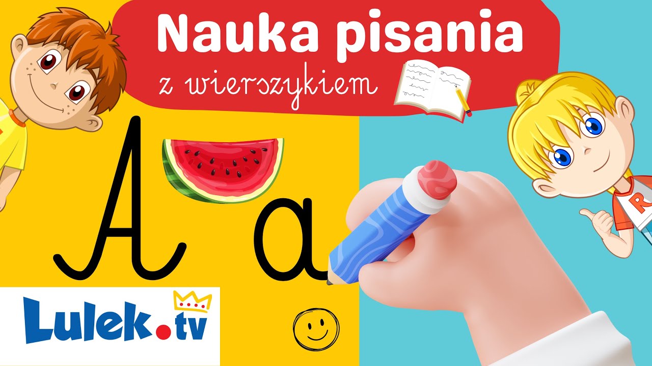 Litera A - nauka pisania z wierszykiem. Literki Lubią Spacerki @lulek