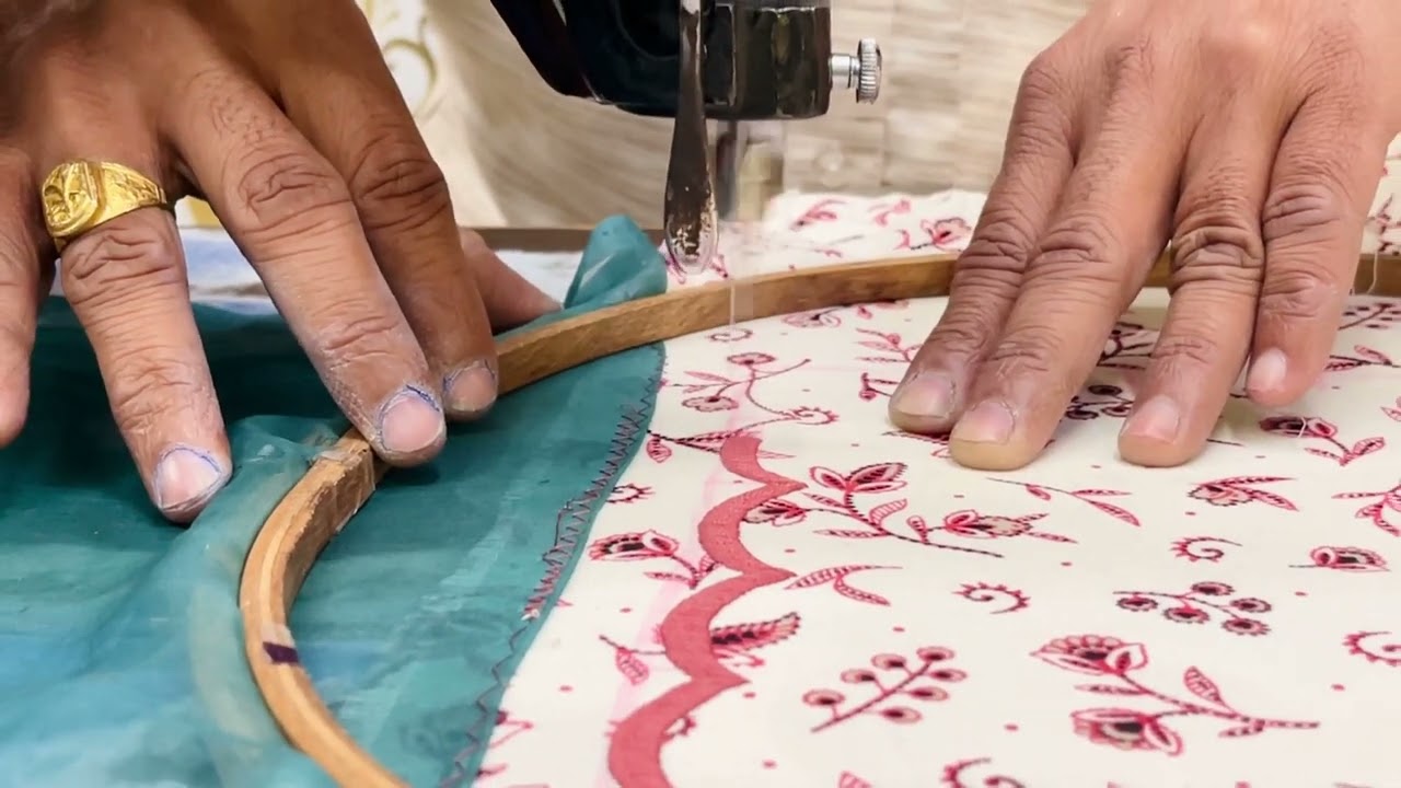 scallop stitch embroidery | cut work Karne ka asaan treeka | ਕਟਾਮ ਕਰਨਾ ਸਿੱਖੋ ।। scallop stitch
