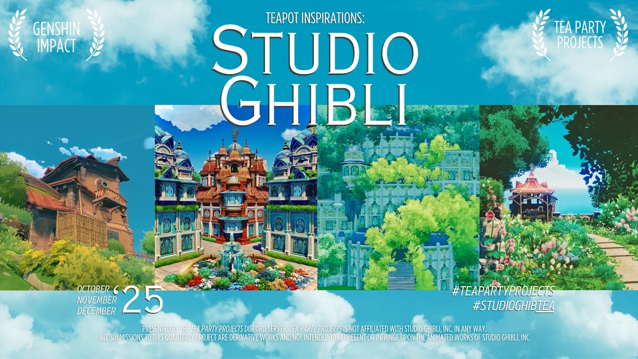 🌿 Studio Ghibli Project | Collaborative Serenitea Pot Showcase