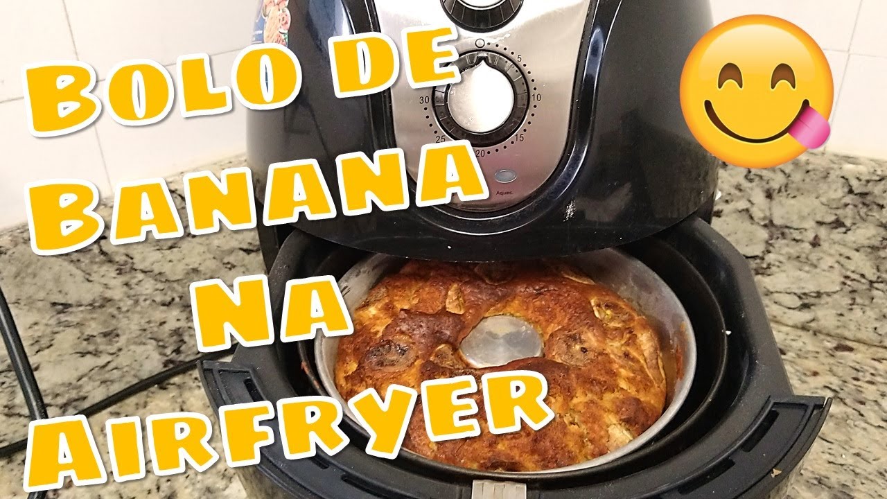 Bolo de Banana na Airfryer #fácil #receitasnaairfryer