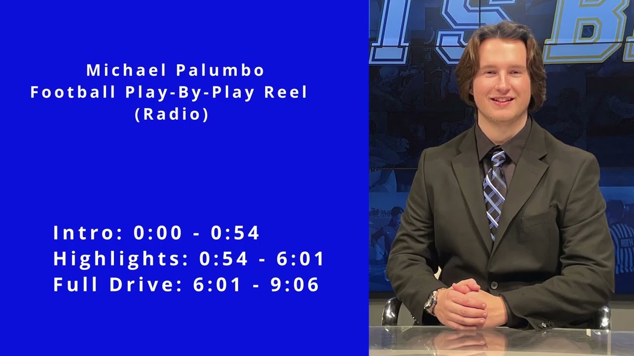 Michael Palumbo: Football Play-By-Play Reel, Football