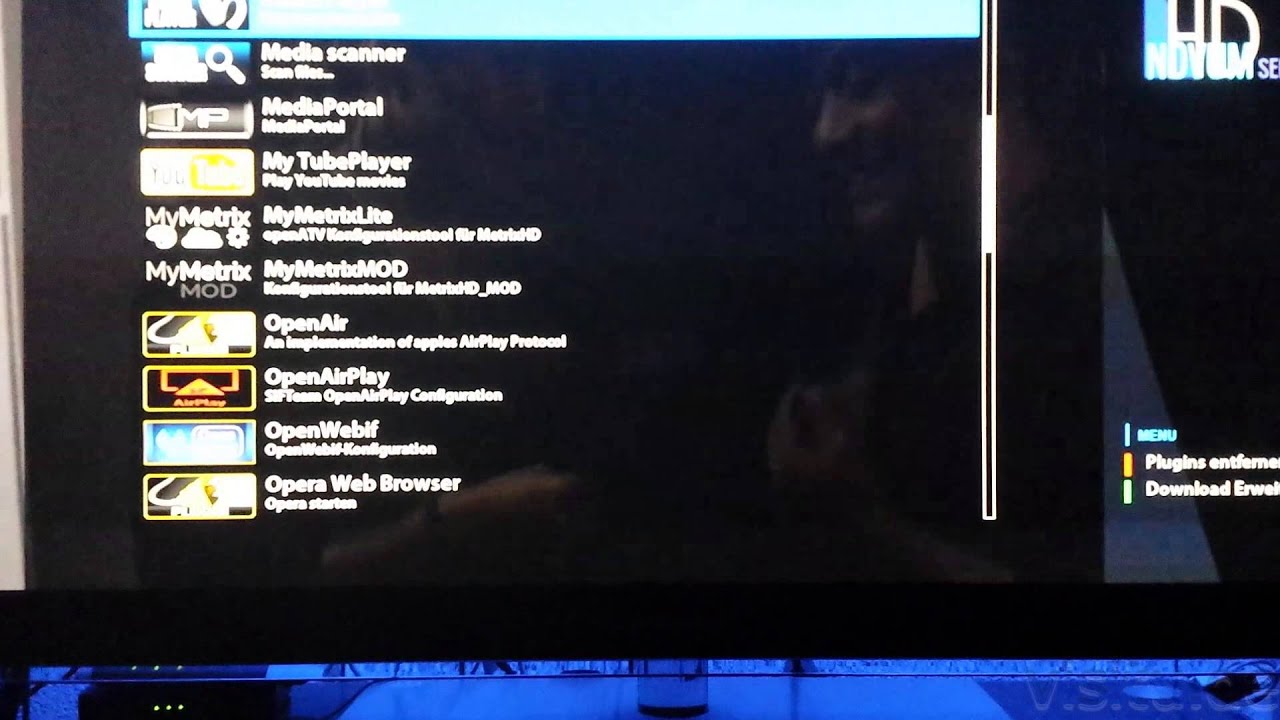 IPTV / Streaming mit den Media Player bei einen Linux Enigma 2 Kabel / Satelliten Receiver