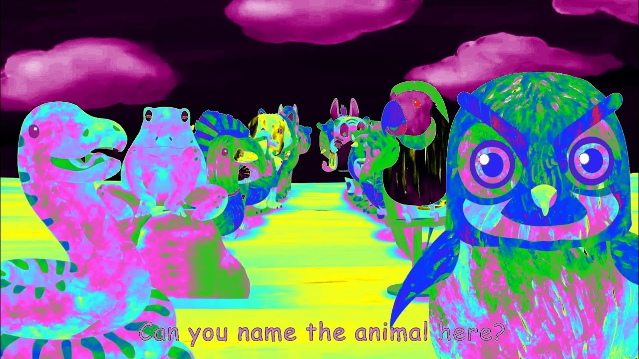 Animals Sounds 2D.. Can You Name The animal here? | Sponsored By: Gamavision Csupo Effects