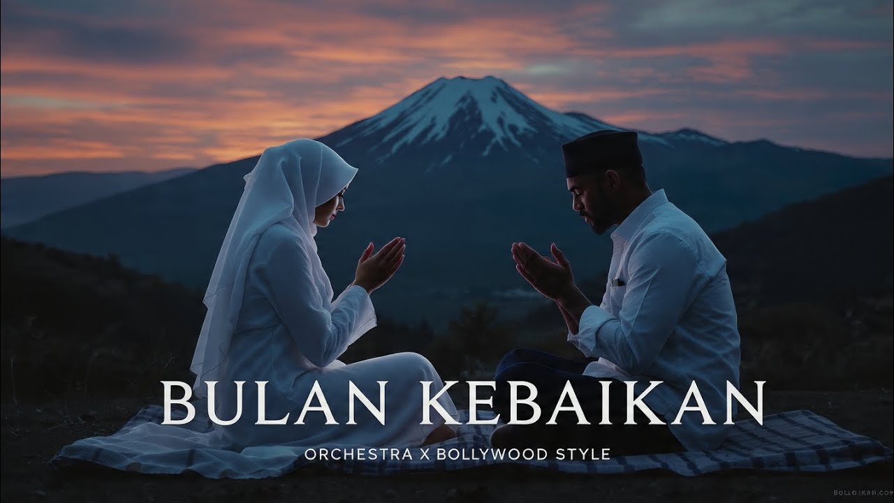BULAN KEBAIKAN - OFFICIAL LYRIC VIDEO - ORCHESTRA X BOLLYWOOD STYLE 