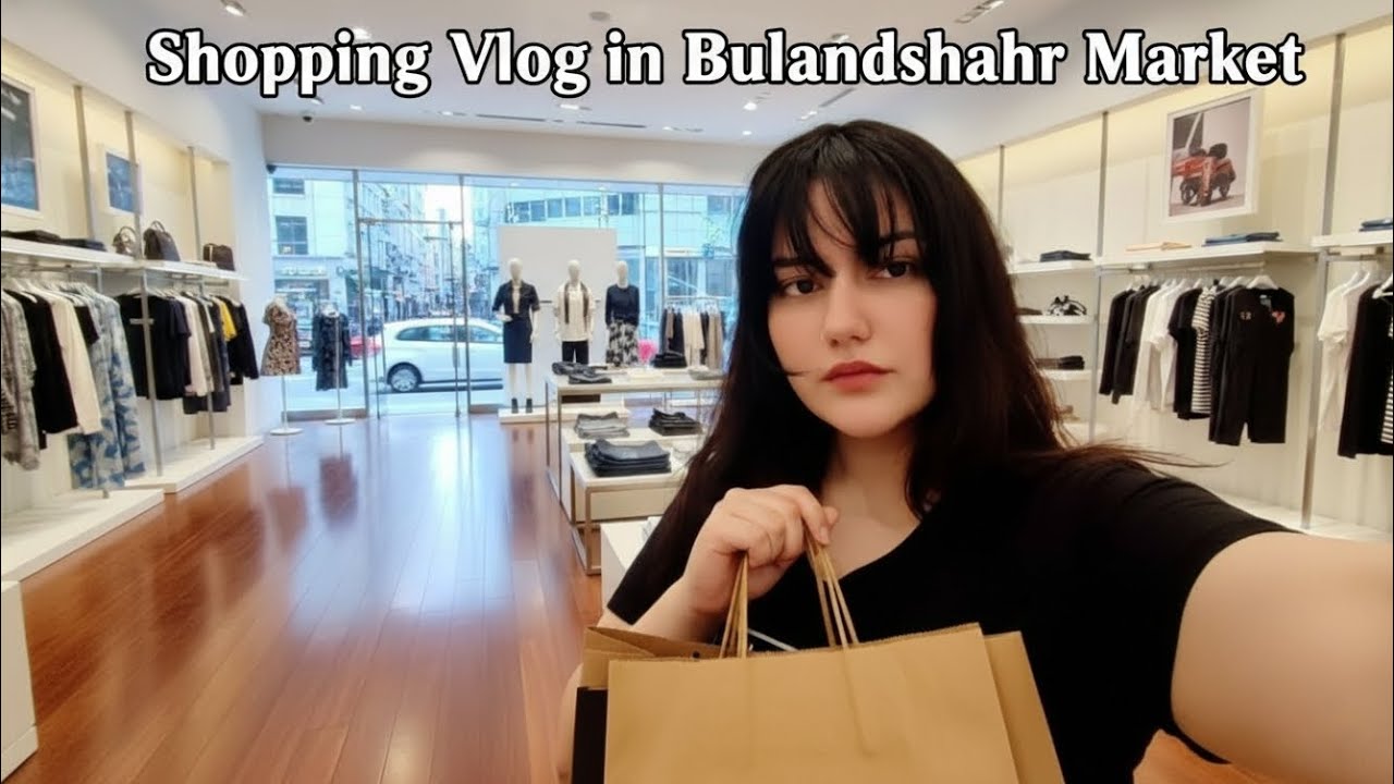 Bulandshahr Market Shopping Vlog 🛍️ Jewellery,clothes & Sandals Haul #bulandshahr