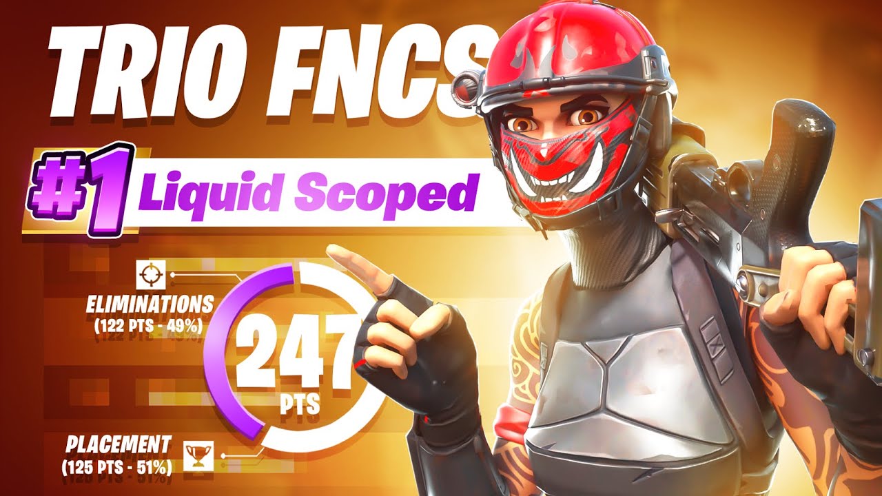 1st Place Trio FNCS Grand Finals Qualifiers 🏆 | Scoped