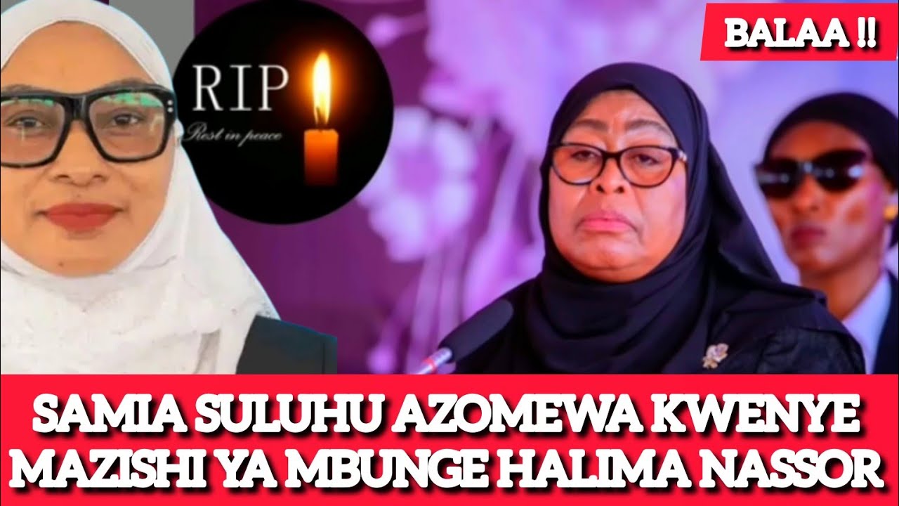SAMIA SULUHU KWISHA‼️ AFOKEWA KWENYE MAZISHI YA MBUNGE HALIMA NASSOR 