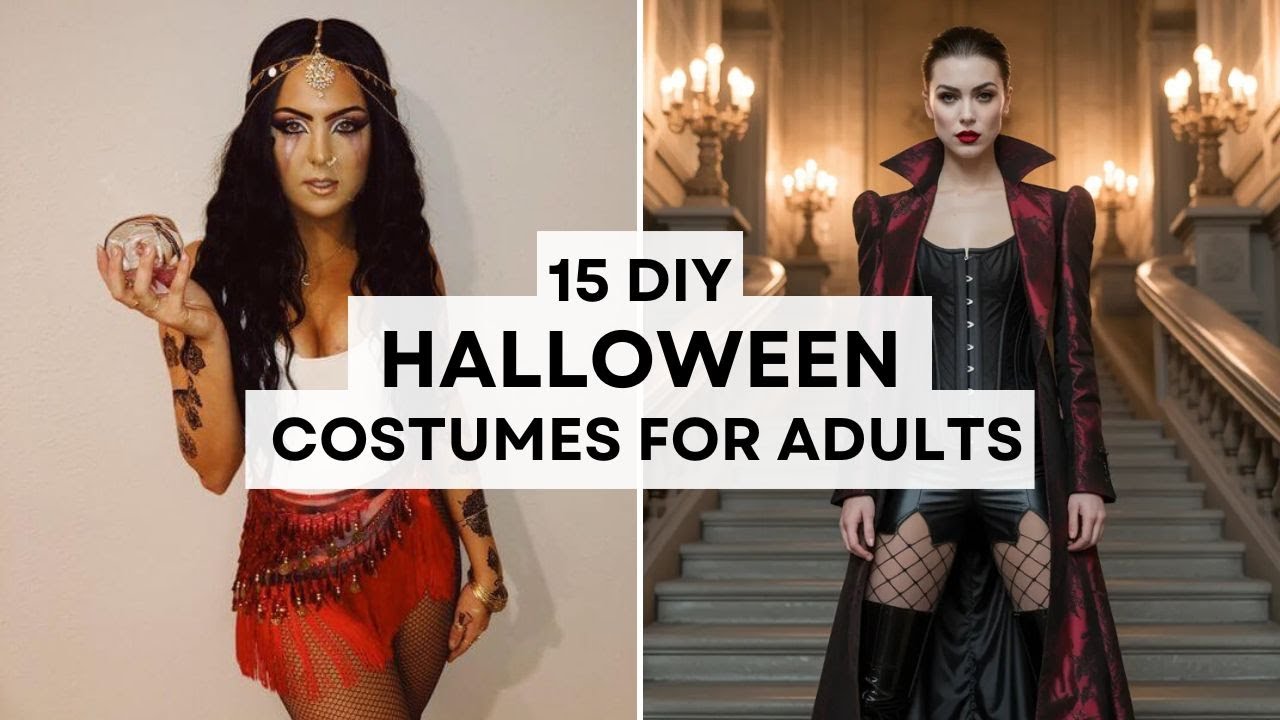 15 DIY Halloween Costumes for Adults | Easy, Creative & Budget-Friendly Ideas  #diyhalloweencostumes