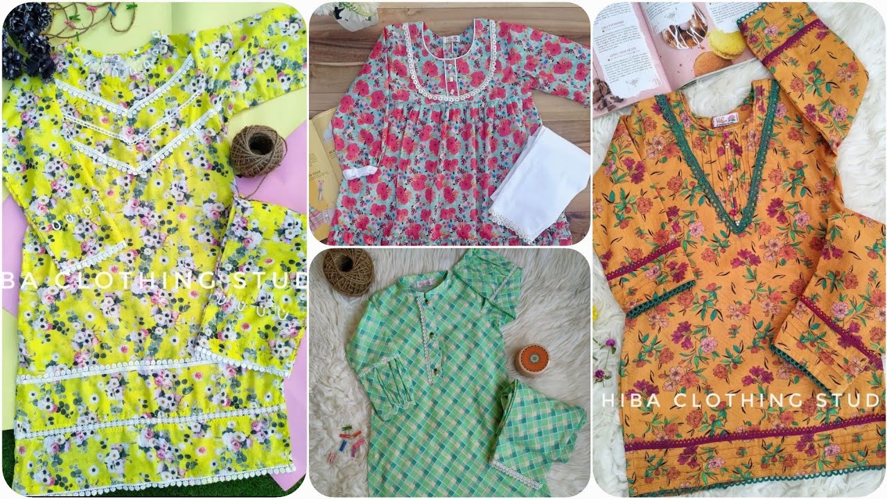 Latest Design for 6 to 15 years girl|Trending same print dress design 2024
