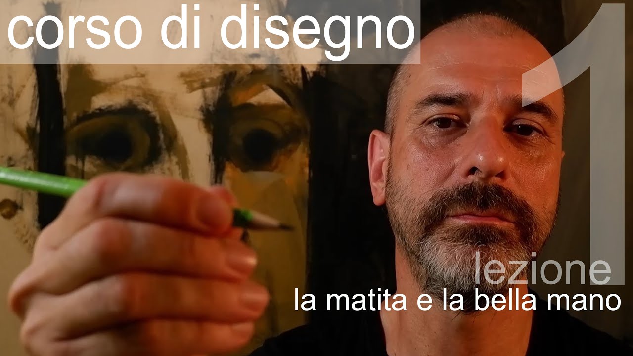La matita e la bella mano. Corso di disegno, lezione n&deg;1.
