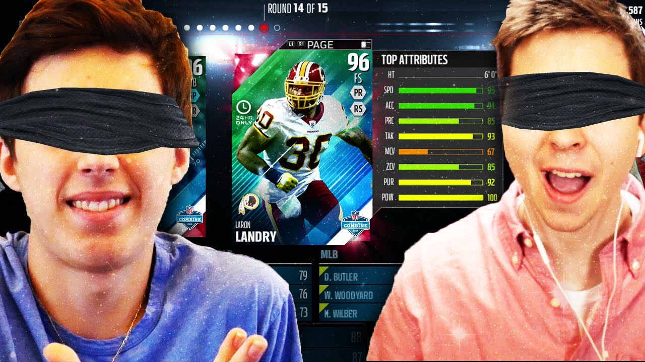 ЛУЧШИЙ ДРАФТ И ИГРА ВСЛЕПУЮ ВСЕХ ВРЕМЕН! ЧЕМПИОНЫ ДРАПТА MADDEN 16 ПРОТИВ TDPRESENTS