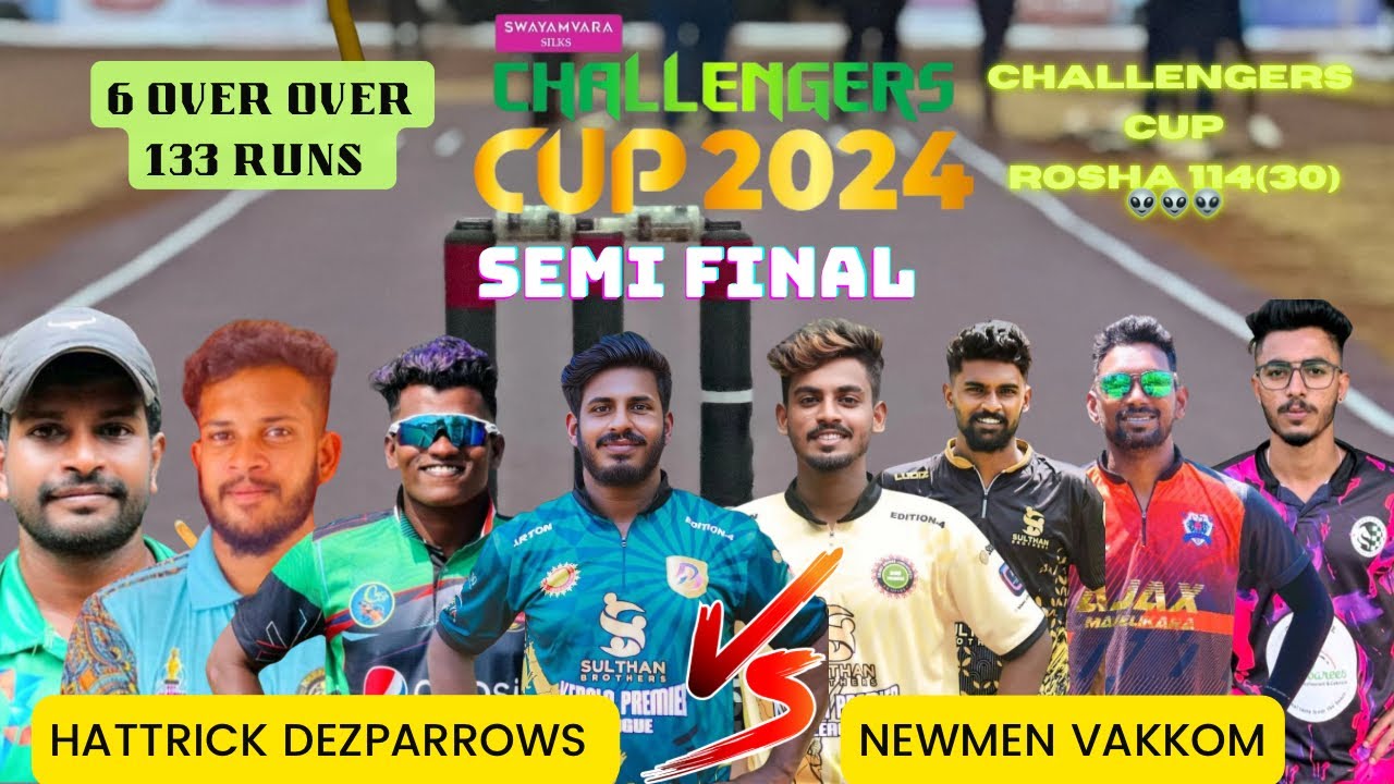 CRICKET | 1LAKH TOURNAMENT SEMI FINAL, HATTRICK VS NEWMEN. ROSHAN 114(30) അന്യഗ്രഹ ജീവി ആണോ എന്ന് 👽👽