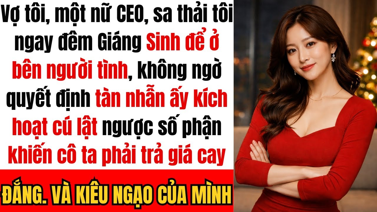 Vợ tôi – một nữ CEO – đã sa thải tôi ngay đêm Giáng Sinh để ở bên người tình của cô ta