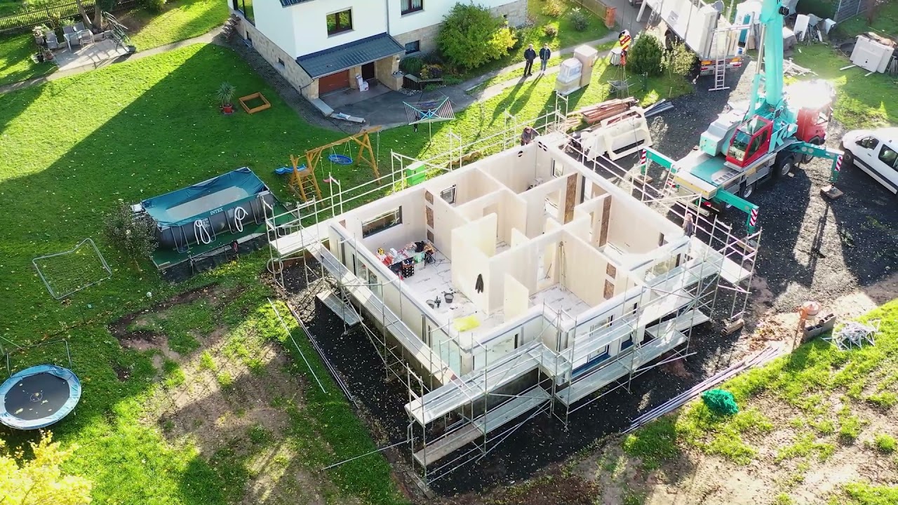 Schwabenhaus Fertighaus Hausaufstellung - passgenau für jede Lebens-Situation