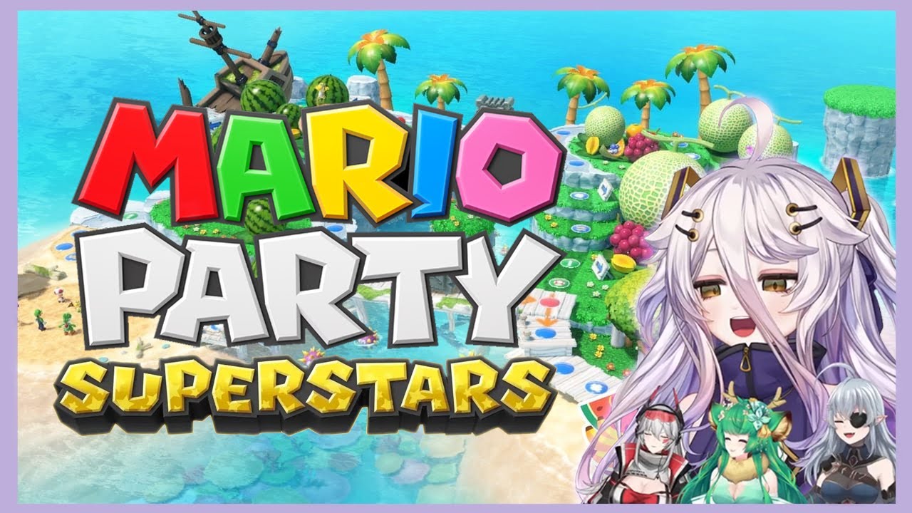 Henya, Haruka & Geega relentlessly bully Zentreya in Mario Party