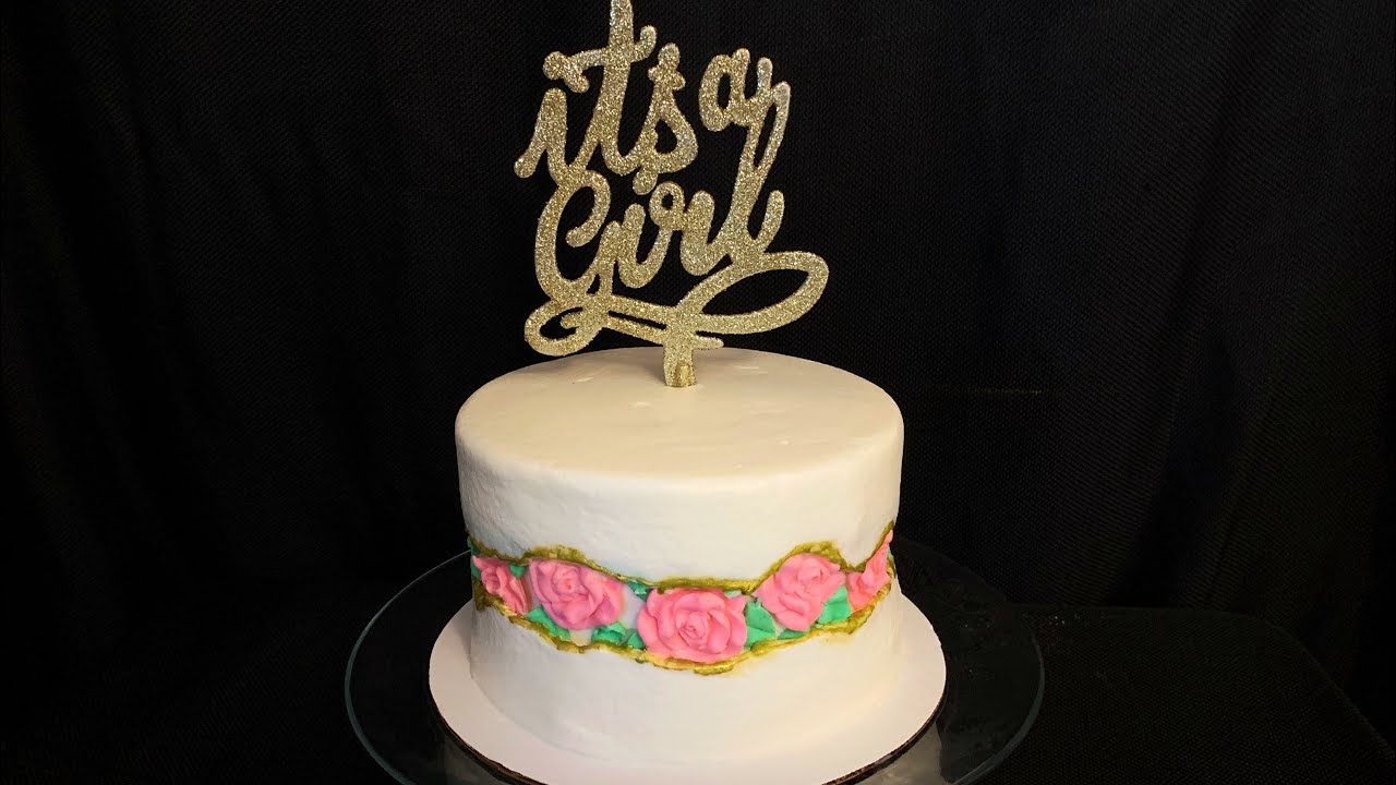 Pastel tendencia 2019 ( roses fault line cake)