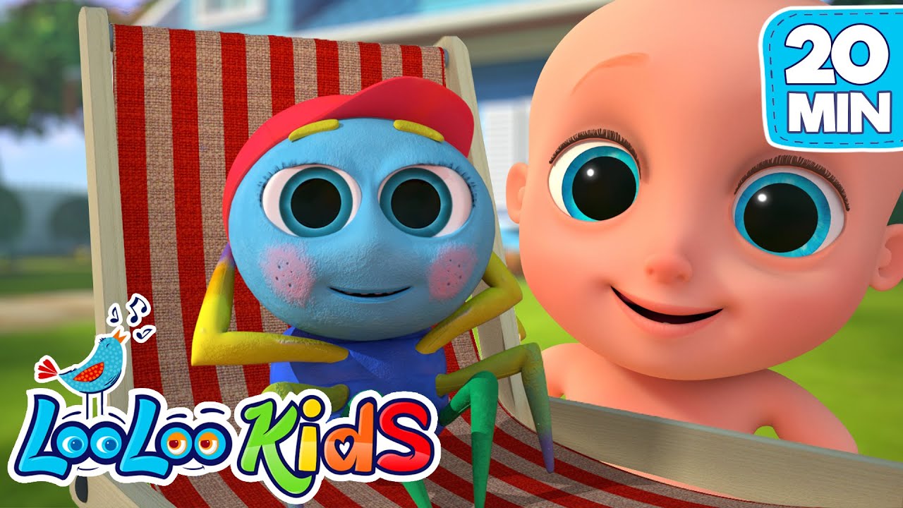 Incy Wincy Spider  - S3EP21 Kindergarten Fun Highlights Compilation - LooLoo Kids Songs for Kids