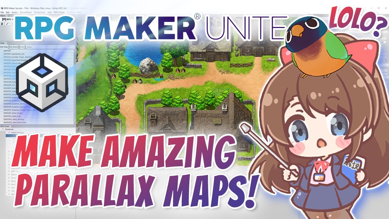 🚀 Tile Mapping or Parallax? RPG Maker Unite Mapping Tips!