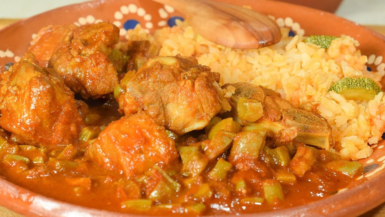 Carne de Cerdo y Nopales