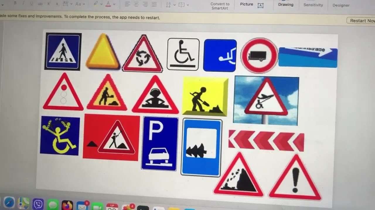 Verkehrsschilder Animation
