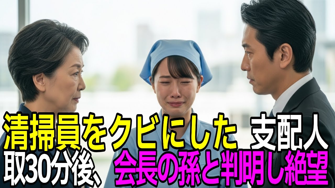 「お帰りください」清掃員を追い払った支配人。30分後、誰も予想しなかった事が起きた【朗読】
