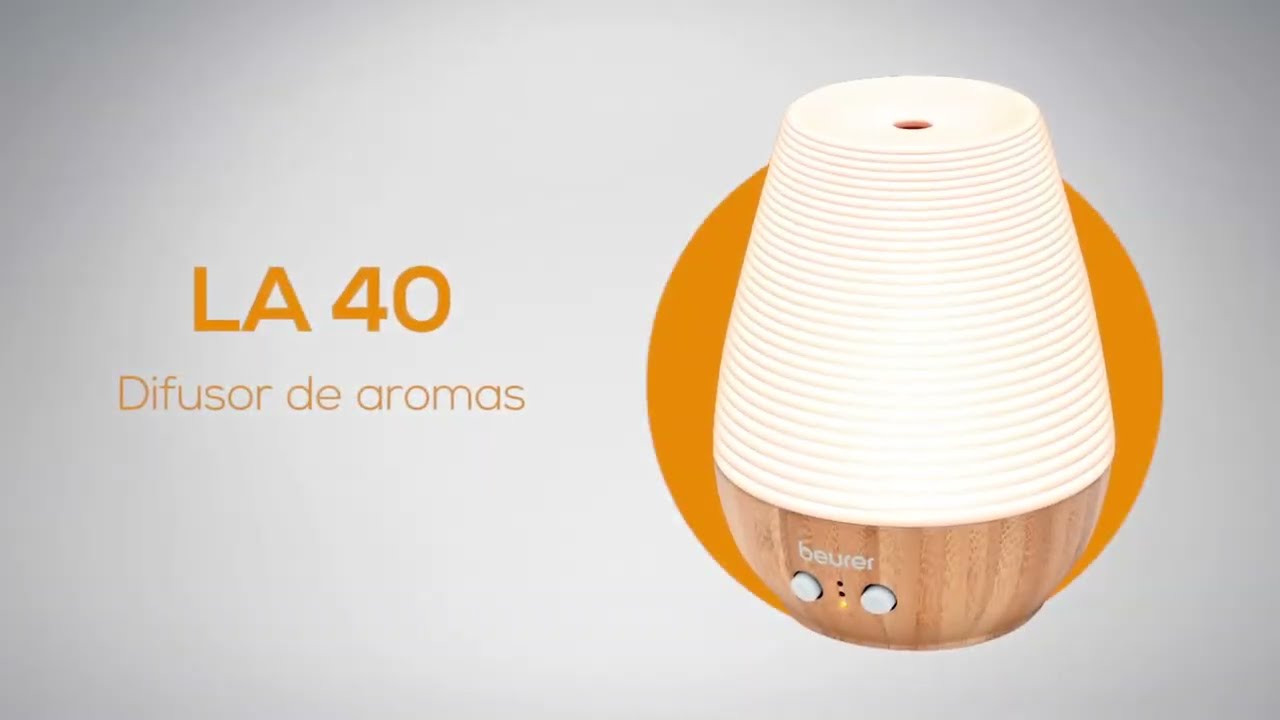 Difusor de aroma de Bambú y porcelana - LA40 Beurer