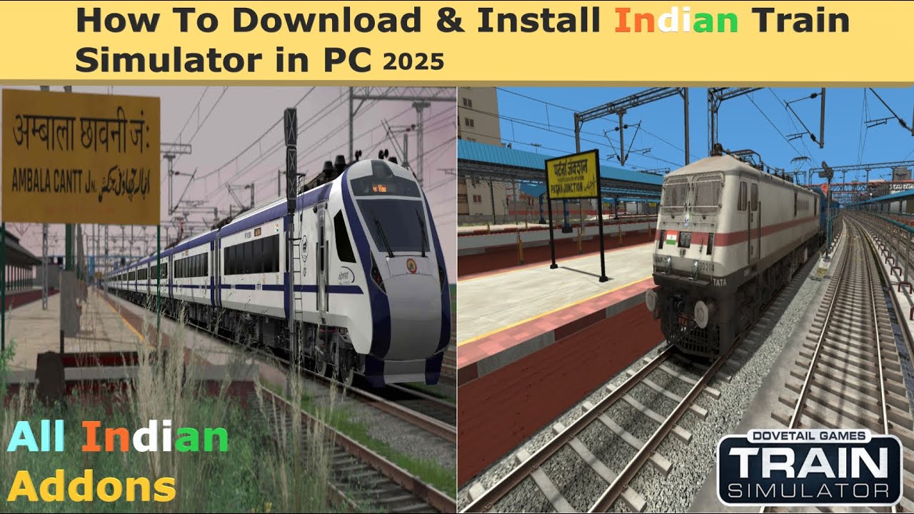 How to Download Train Simulator Classic with Indian Addons 2024 – PC, Laptop & Mobile