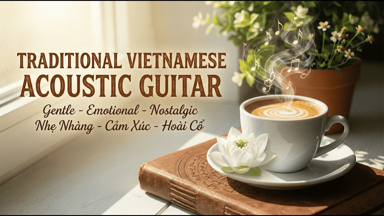 Instrumental Acoustic Guitar | Vietnamese Traditional-Inspired Melodies | Gentle & Nostalgic