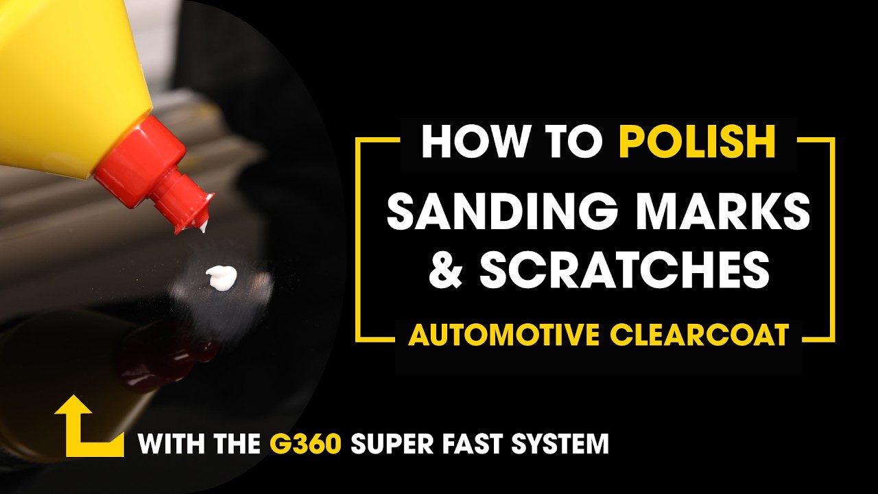 How to Polish Sanding Marks / Scratches from Automotive Clearcoat with Farécla G360 | #FareclaG360