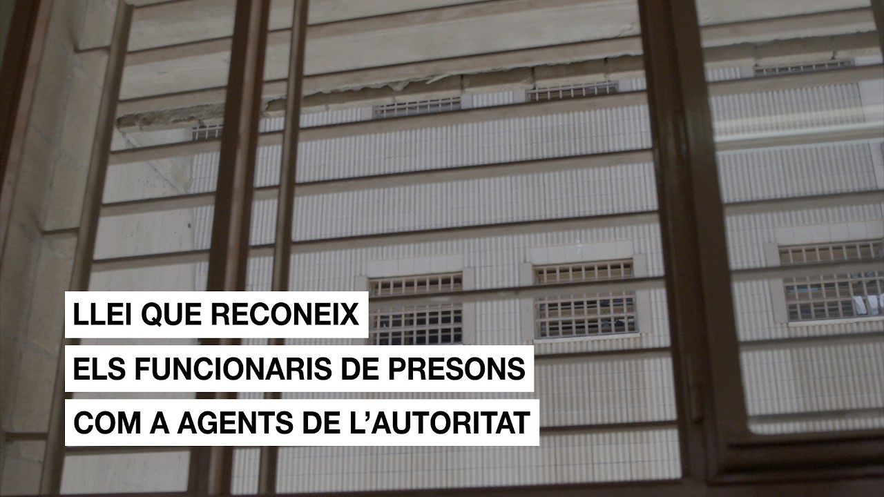 Llei que reconeix els funcionaris de presons com a agents de l'autoritat