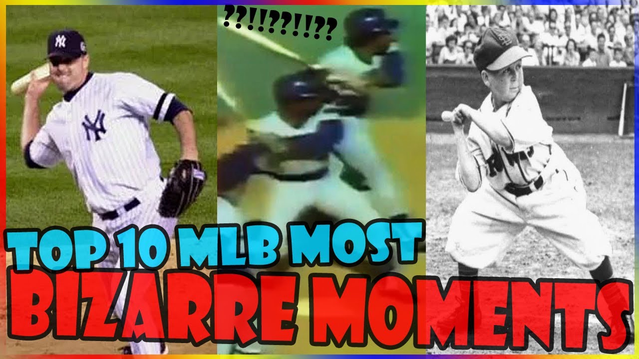 10 самых странных и безумных моментов MLB всех времен!!!