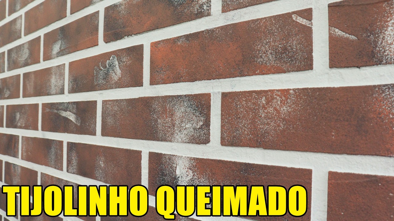 Decoração de Tijolos com Argamassa