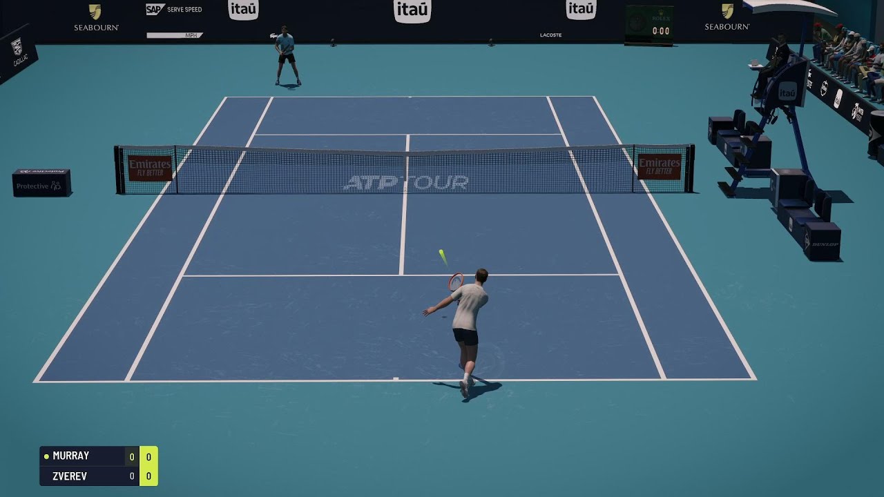 TIEBREAK - Andy Murray vs Alexander Zverev - PC Gameplay