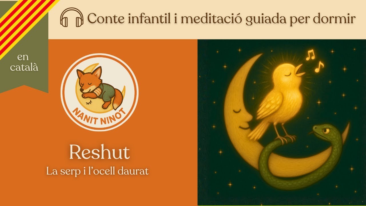 🎧📵NOMÉS ÀUDIO Conte infantil per dormir | Reshut: la serp i l’ocell daurat | Llegenda d’Egipte ✨