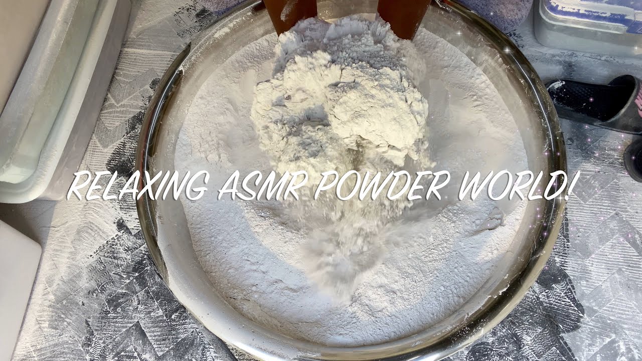 ASMR LETTING THE COMET POUR OUT OF THE SINK & EVERYTHING MIX  POWDER PLAY