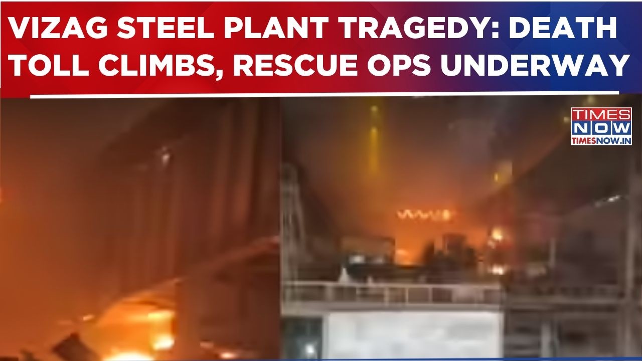 Vizag Steel Plant Tragedy: Death Toll Rises After Molten Iron Spills, Fire Tenders At Spot | WATCH