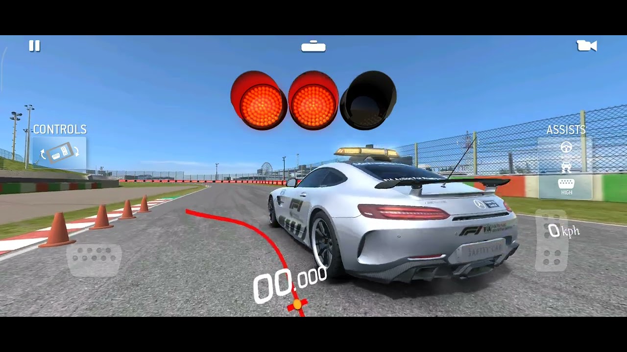 Professional Racing Car in Action | High-Speed Track Performance