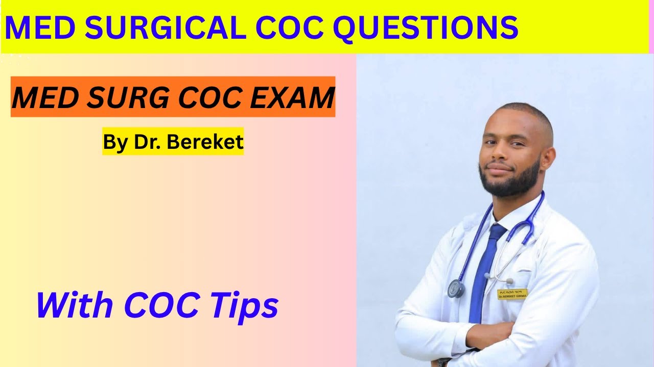 MEDICAL SURGICAL NURSING / EXIT EXAM/ COC