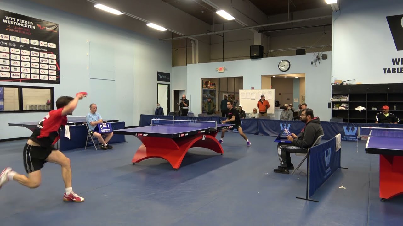 Weschester Table Tennis Center October 2022 Open SIngles Final - Romain Lorentz vs Aditya Sareen