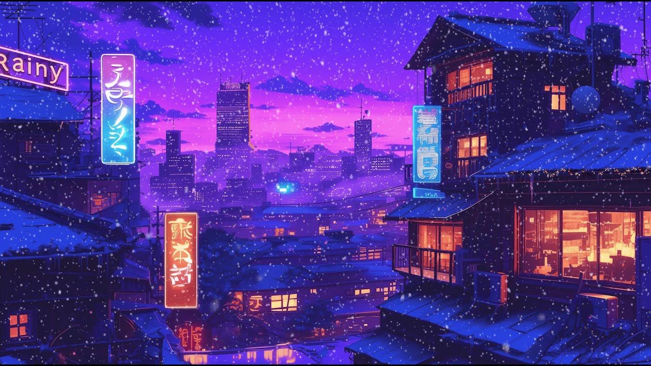 Snow outside, gentle lofi inside ❄️🛋️ made for deep focus and long winter evenings