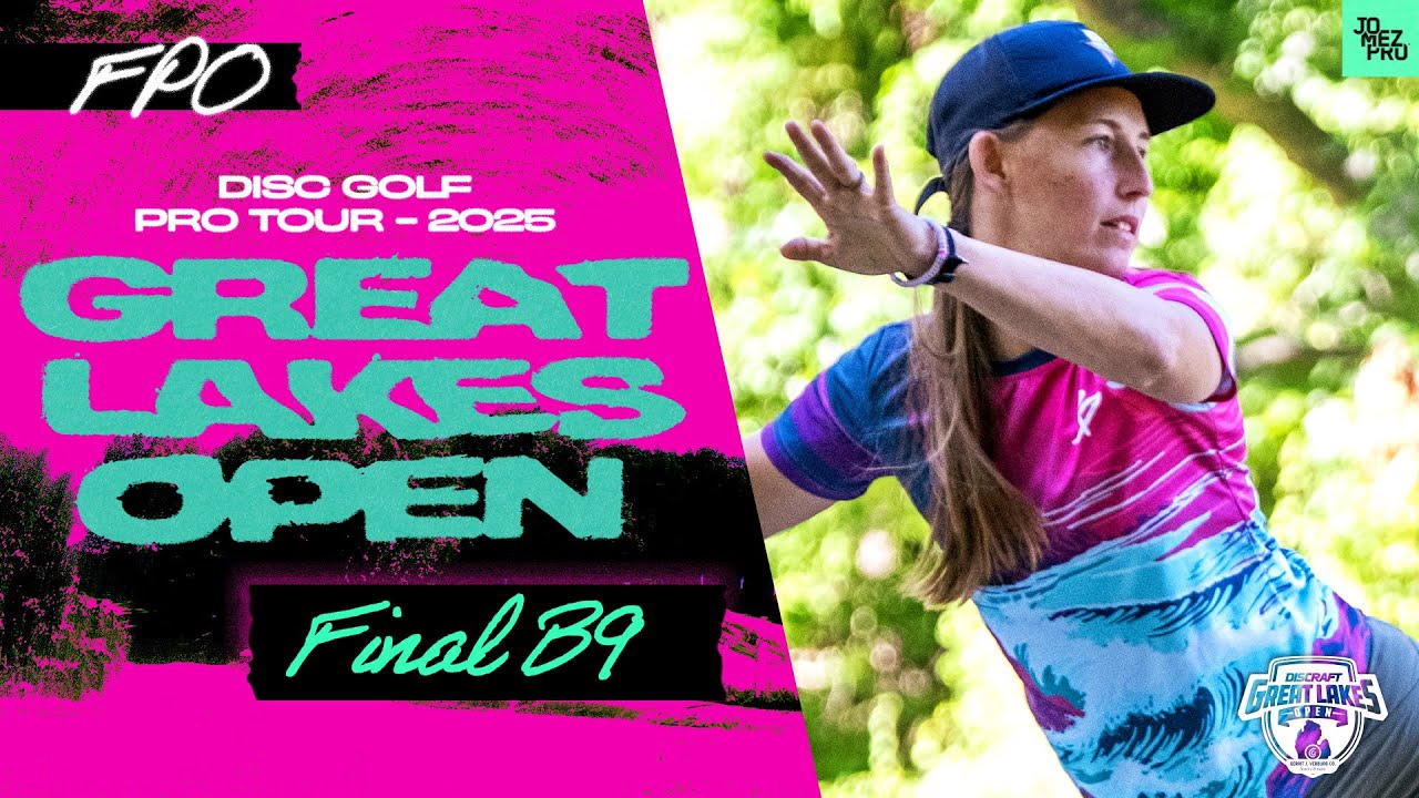 2025 Discraft Great Lakes Open | FPO FINALB9 | Handley, Gannon, Scoggins, Pierce | Jomez Disc Golf