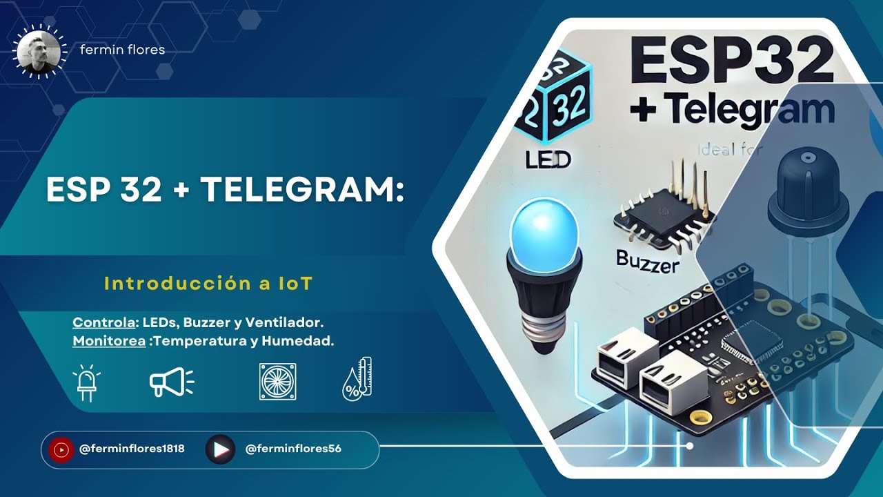 ESP32, Telegram Bot y encendido y apagado de led´s