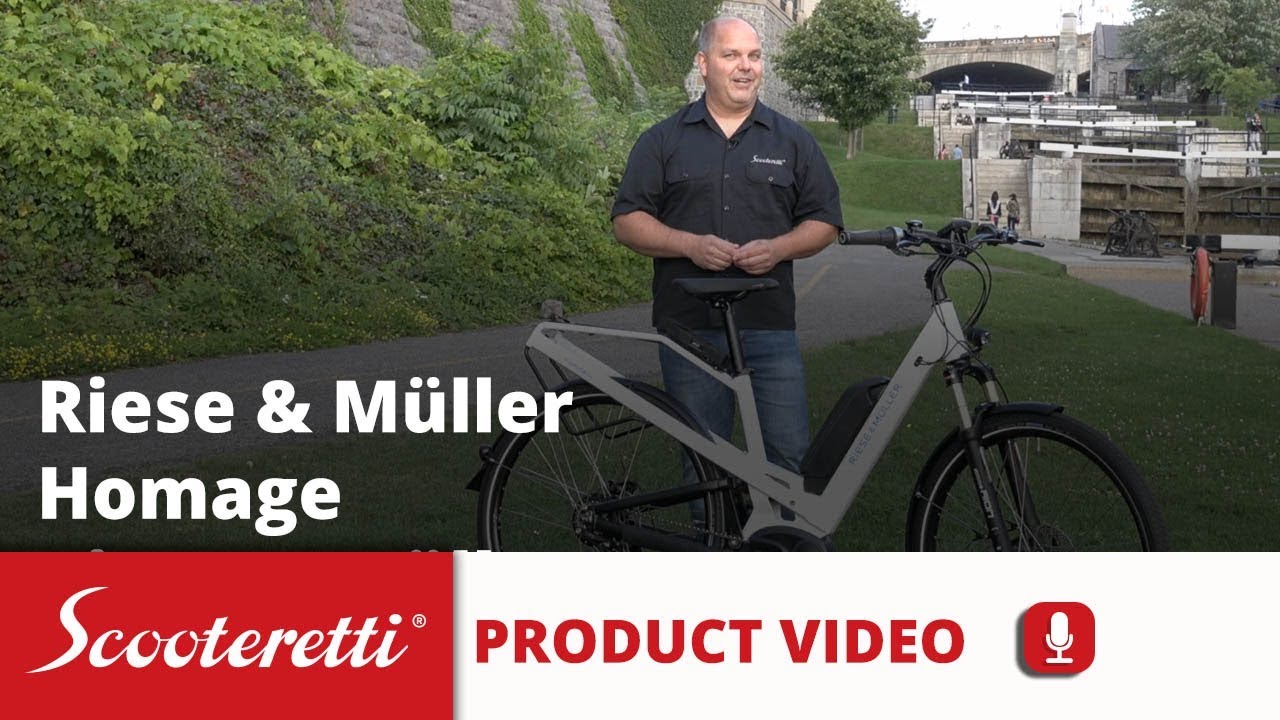 Riese Muller Homage - Electric Bike Review - Scooteretti Canada & USA
