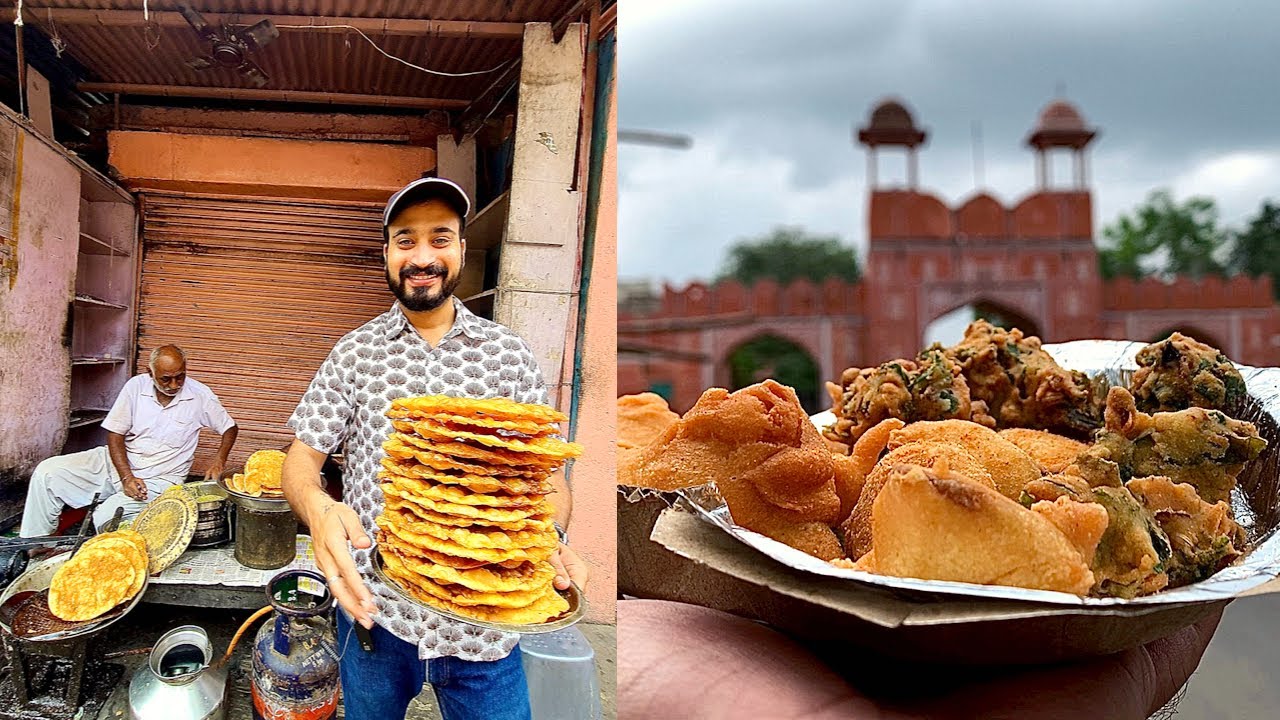 Unseen street food of jaipur | Unique combinations and taste | watch this | jaipur food tour￼