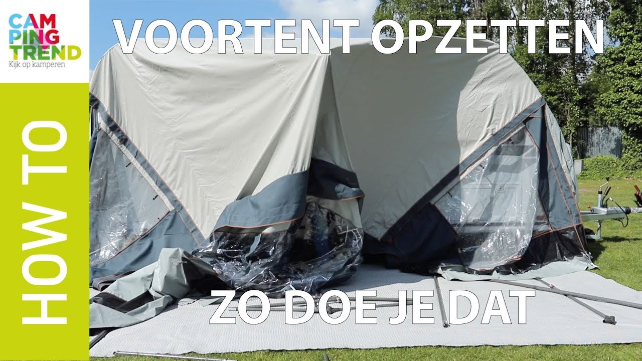 Opzetinstructie voortent - Campingtrend