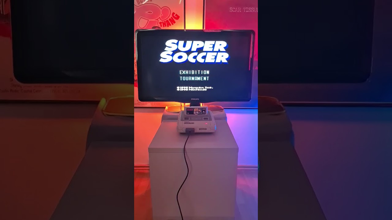 Super Soccer on SNES