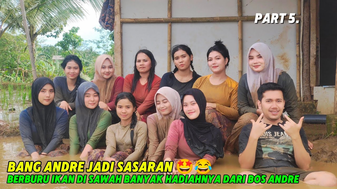 MOMENT YANG DI TUNGGU BANG ANDRE🤩‼️AKHIRNYS BISA IKUT BERBURU IKAN BARENG NENG YULI DAN TEMAN2